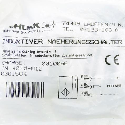 Inductive Sensor IN/Ö-M12 New FS
