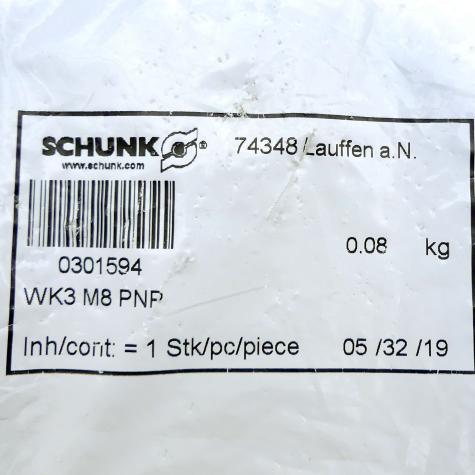 Anschlusskabel WK3 M8 PNP Neu OVP