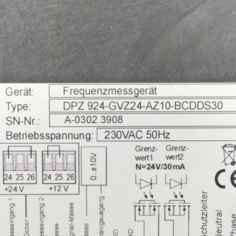 Frequenzmessgerät DPZ924GVZ24AZ10BCDDS30 Gebraucht