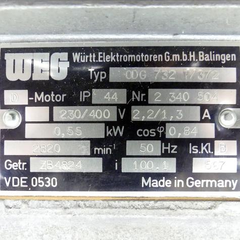Getriebemotor 0DG 732 T/732 Neu