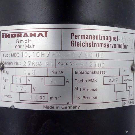permanent magnet - DC servo motor 10,10H / MMA-0 / S 006 Used