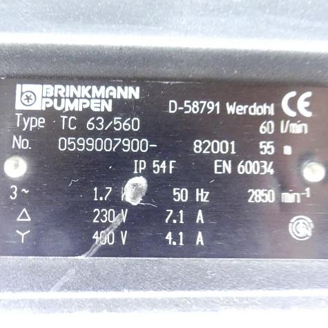 Drehstrommotor TC 63/560 Gebraucht