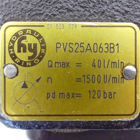 Hydraulic pump PVS25A063B1 Used