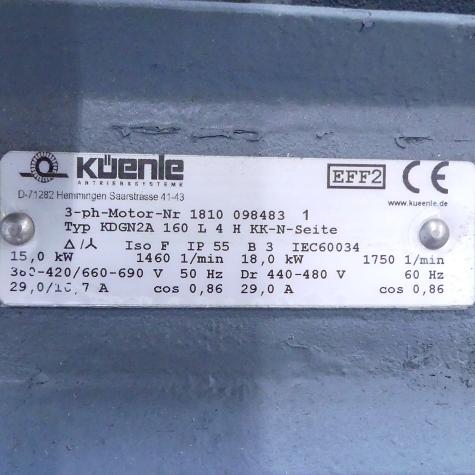 Drehstrommotor KDGN2A 160 L 4H Gebraucht