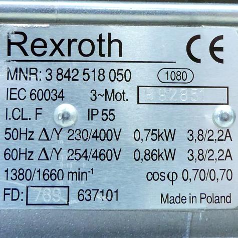 three-phase motor 3 842 518 050 Used