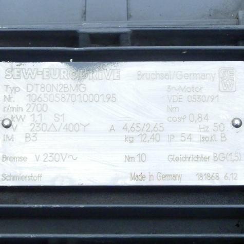 Drehstrommotor DT80N2BMG Gebraucht