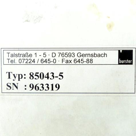 Druckkraftsensor 963319 Neu OVP