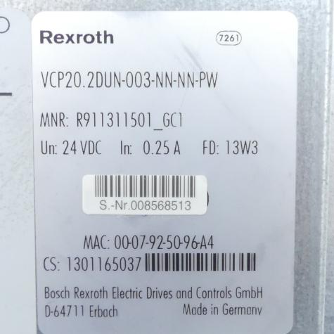 Indra Control VCP20.2DUN-003-NN-NN-PW Used