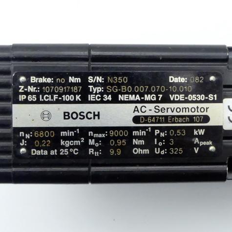 Servomotor SG-B0.007.070-10.010 Gebraucht