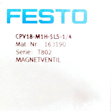 Magnetventil CPV18-M1H-5LS-1/4 163190 