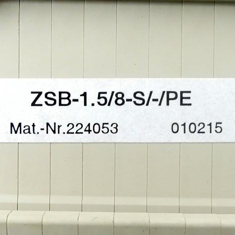 Anschlussblock ZSB-1.5/8-S/-/PE  Neu OVP