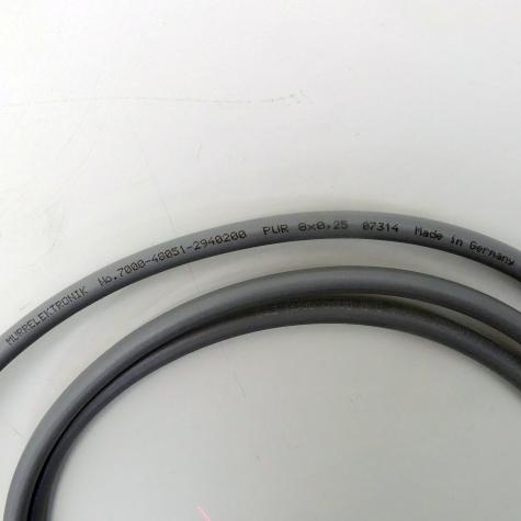 Profibus Kabel M12 St. 0° / M12 Bu. 90° A-kod. geschirmt  Neu OVP