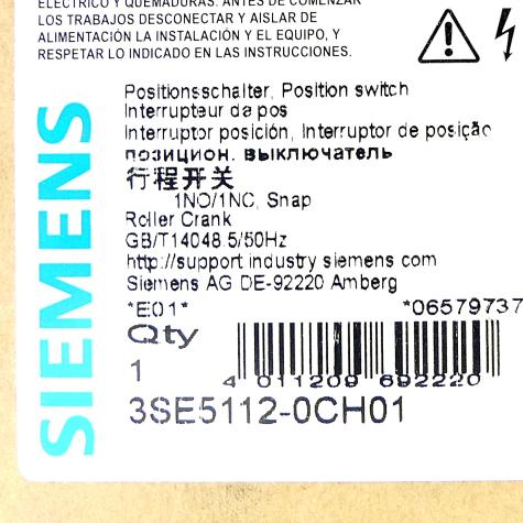 Position switch 3SE5112-0CH01  New FS
