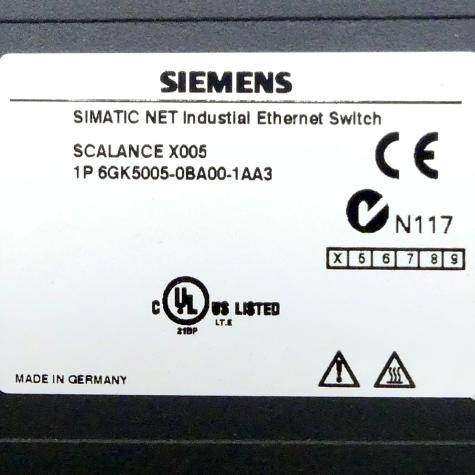 SCALANCE X005 6GK5005-0BA00-1AA3 
