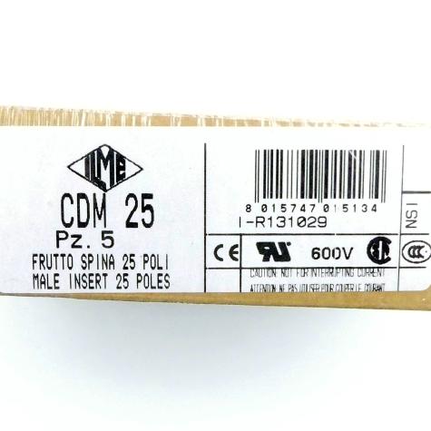 5 Pieces Pin insert CDM 25 New FS