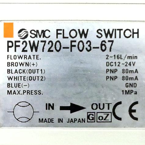 Digital Flow Switch PF2W720-F03-67 New