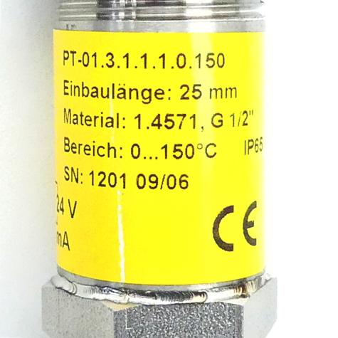 Compact Resistance Thermometer PT-01.3 PT-01.3.1.1.1.0.150 Used