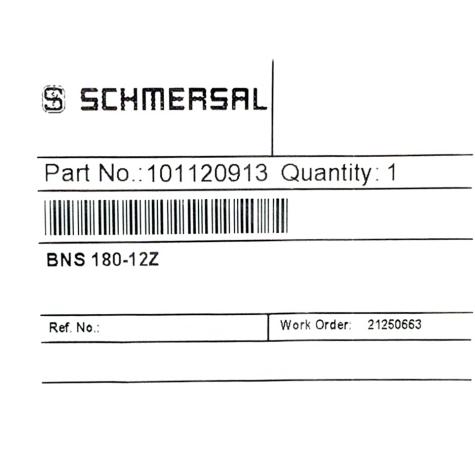 Sicherheitssensor BNS 180-12Z Neu OVP