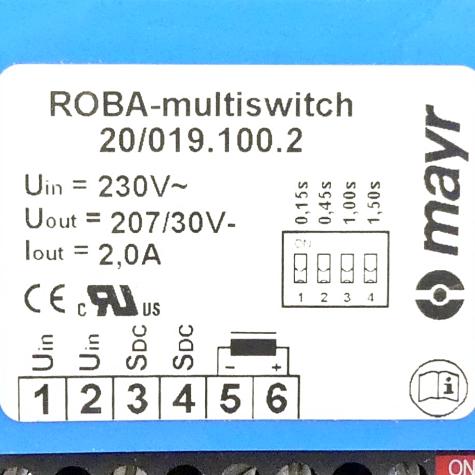 ROBA-Multischalter 20/019.100.2 Gebraucht