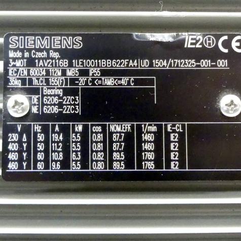 Three-phase motor AV2116B  Used