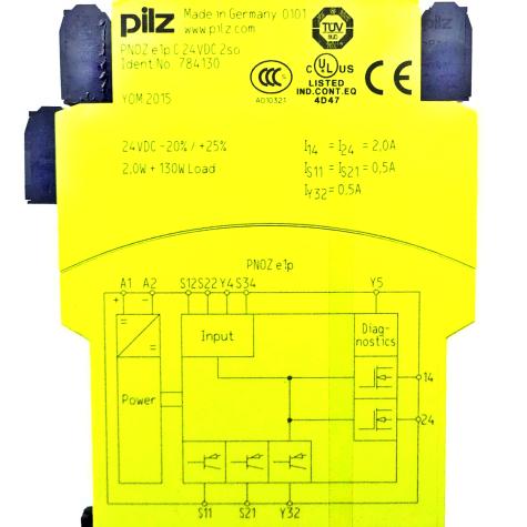 Sicherheitsschaltgerät PNOZ e1p C 24VDC 2so Neu OVP