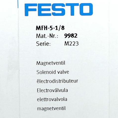 Solenoid valve 9982 