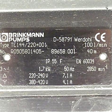 submersible pump TE144/220+001 Used