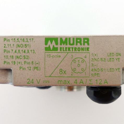 Verteiler MVP-Metall, 8xM12, 5pol, Steck. M23 19pol.  Gebraucht
