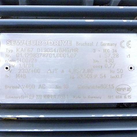 gear motor KAF67 DT90S4/BMG/HR New