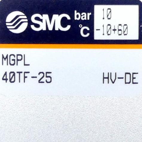 Kompakter Führungszylinder MGPL40TF-25 Neu