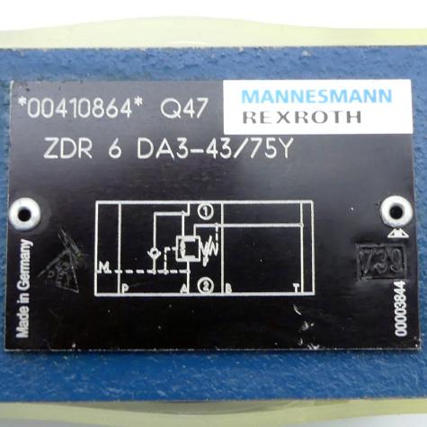 Pressure reduction valve  Used