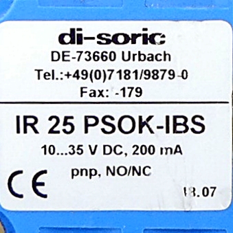 Inductive ring sensor IR 25 PSOK-IBS Used
