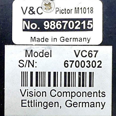 Industrial camera VC67 Used