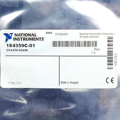PXI multifunction I/O module PXI-6040E CCA,PXI-6040E New FS