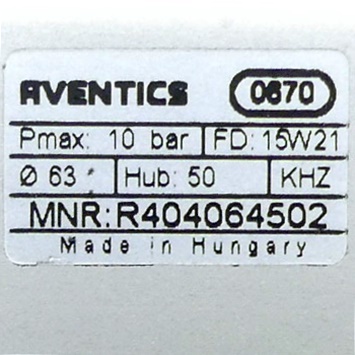 Kurzhubzylinder  KHZ-DA-063-0050-M-MODI 