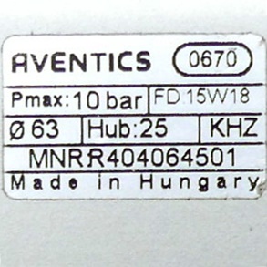 Kurzhubzylinder KHZ-SA-063-0025-M-MODI 