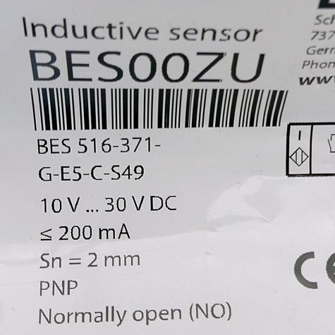 Inductive standard sensor BES00ZU New FS