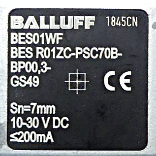 Inductive sensor BES01WF New FS