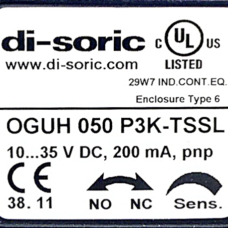 Gabellichtschranke OGUH 050 P3K-TSSL Gebraucht
