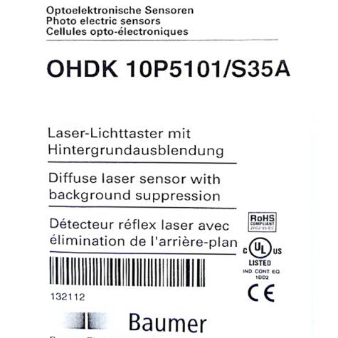 Reflexions-Lichttaster 10132112 