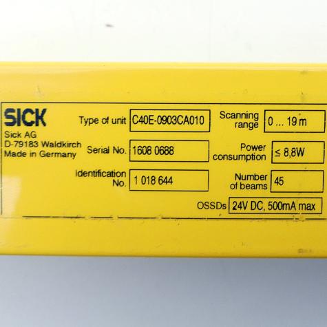 Sicherheitsvorhang Empfänger C40E-0903CA010 Gebraucht