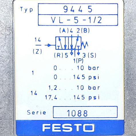 Pneumatic valve 9445 New FS