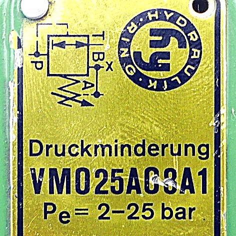 Pressure reduction valve  Used