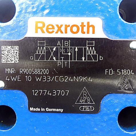4/3 Wegeventil 4 WE 10 W33 4 WE 10 W33/CG24N9K4 Gebraucht