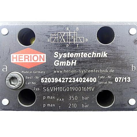 4/2 Wegeventil S6VH10G0190016MV  Gebraucht