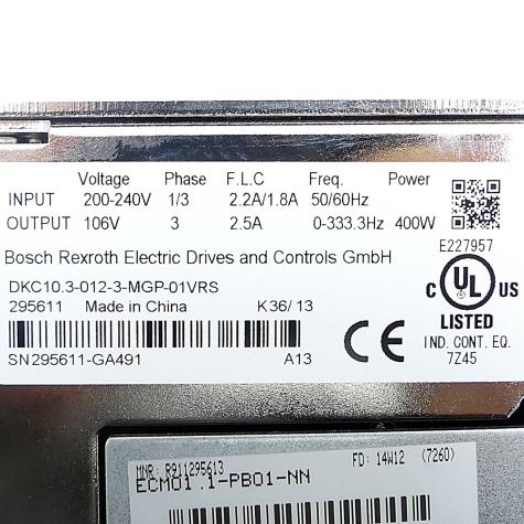 Servo controller DKC10.3-012-3-MGP-01VRS Neuwertig