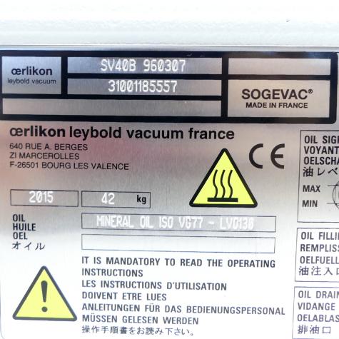 Oil sealed vacuum pumps  New FS