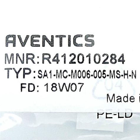 Industriestoßdämpfer SA1-MC-M006-005-MS-H-N Neu