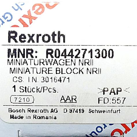 Miniature runner block  New FS