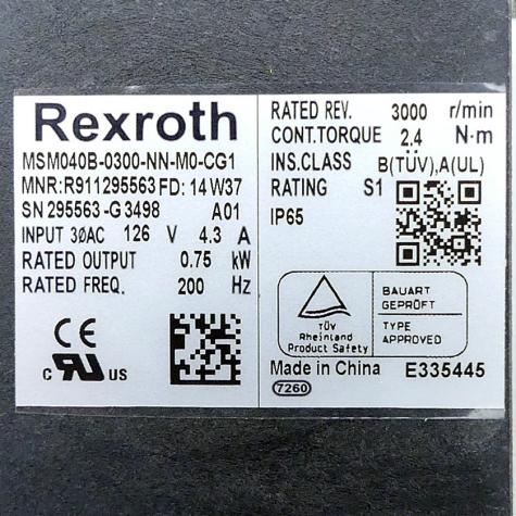 Servomotor MSM040B-0300-NN-M0-CG1 Neu OVP